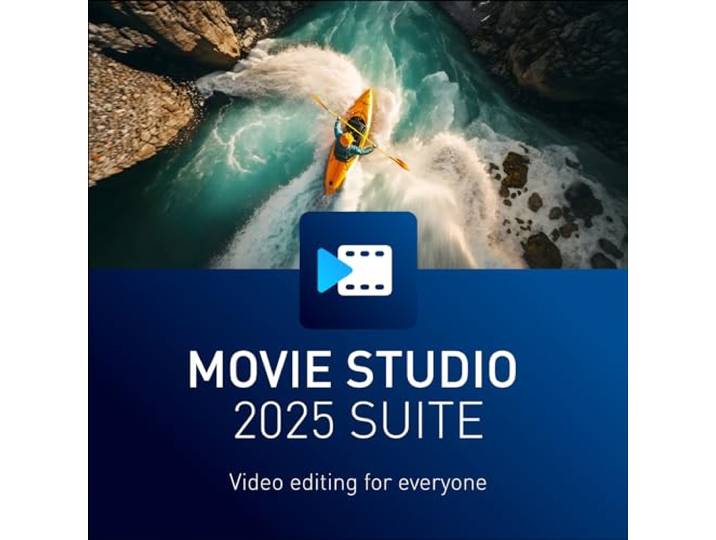 MAGIX Movie Studio 2025 Suite - Videobewerking voor iedereen Videobewerkingsprogramma Videobewerkingsprogramma voor Windows 10/11 PC 1 PC volledige licentie voor 2 apparaten