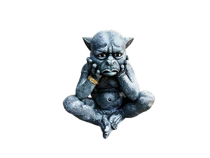 JVmoebel Skulptur Deko Figur Drache aus hochwertigem Material mit detailreichem Design (SKULPTUR MATERIAL: ACRYL 35 CM Höhe), Made in Europa