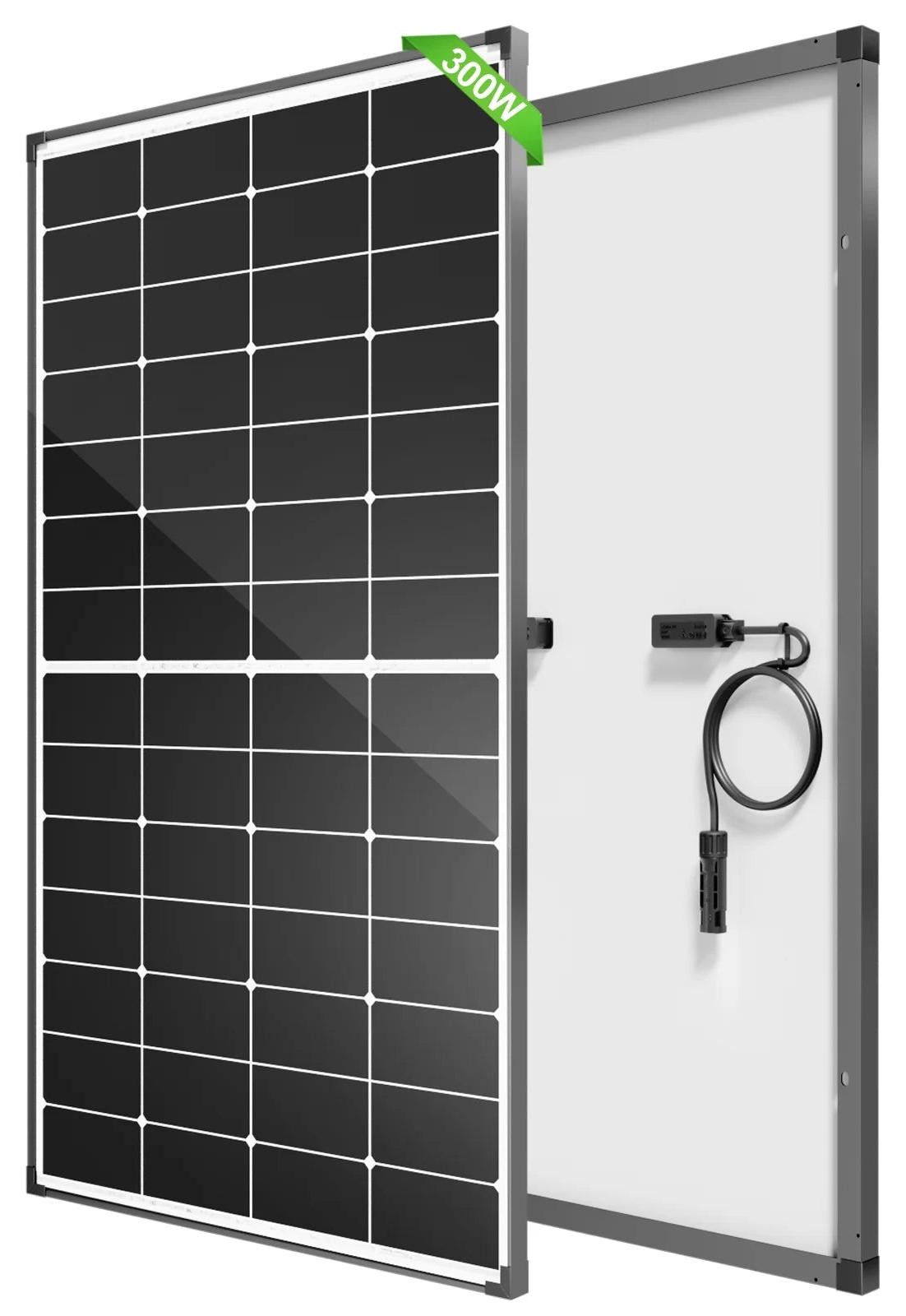 Selius WERCHTAY 300W High Efficiency Solar Paneel met 25% N-Type Cell voor Dak, Camper of Off-Grid Gebruik