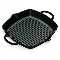 Le Creuset Grillpfanne quadratisch Signature 30 cm schwarz