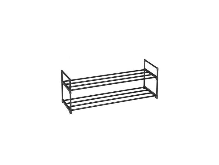 Hansiro Schuhregal, Schwarz, Metall, 30x33x92 cm, Garderobe, Schuhaufbewahrung, Schuhregale