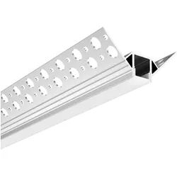 Synergy 21, Beleuchtung Zubehör, LED UProfil 200cm ALU070R Rigips Eckprofil