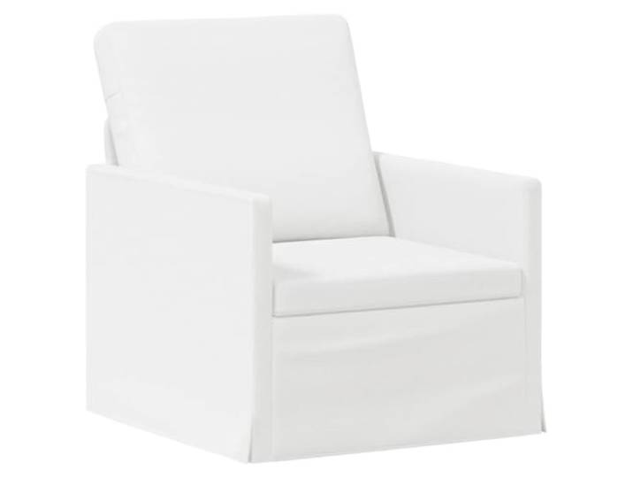 vidaXL Einzelsofa Weiß 70 x 81 x 82 cm Stoff