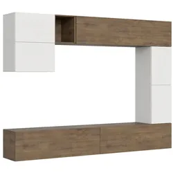 Itamoby Zusammensetzung der Wohnzimmerwand A15 L.268 H.200 T.39,2