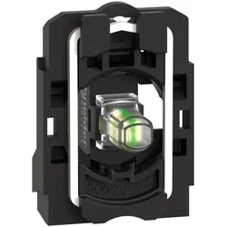 Schneider Electric ZB5AVM1 Lampenfassung, Harmony XB5, Kunststoff, weiß, universelle LED, mit Befestigungsflansch, 230-240V AC