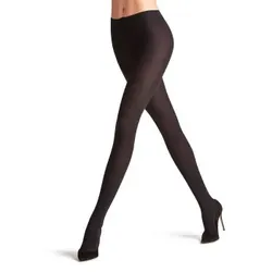 Falke Strumpfhosen Family Women Tights Schwarz Baumwolle S/M Damen