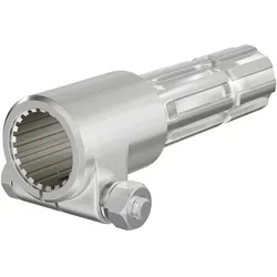 Wiltec, Zubehör Gartenmaschinen, Zapfwelle 160mm Buchse Keilwellenaufnahme 1 3/8" Z21 für Ausgangswelle 8-32x38x6