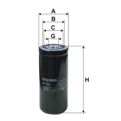 FILTRON Filter, Arbeitshydraulik OP 720 für Volvo STEYR Ford LAMBORGHINI