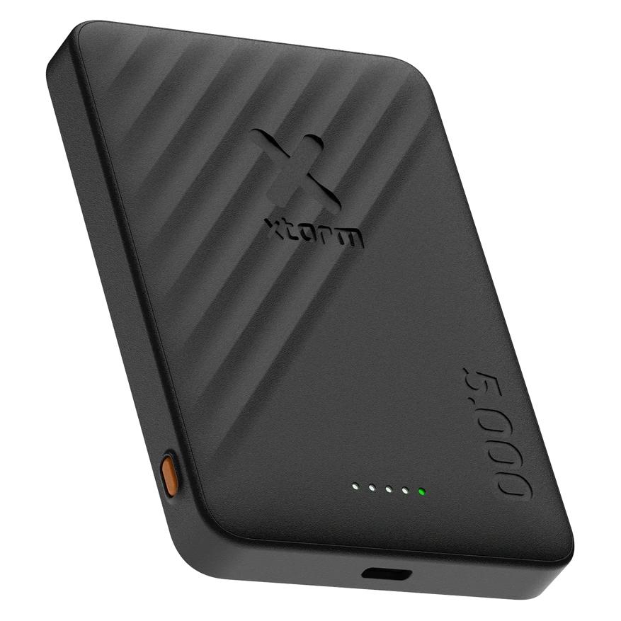 Xtorm 5000mAh Wireless Powerbank Go2 Charcoal Black (5000 mAh, 20 W, 19.25 Wh) (XG2WP051)