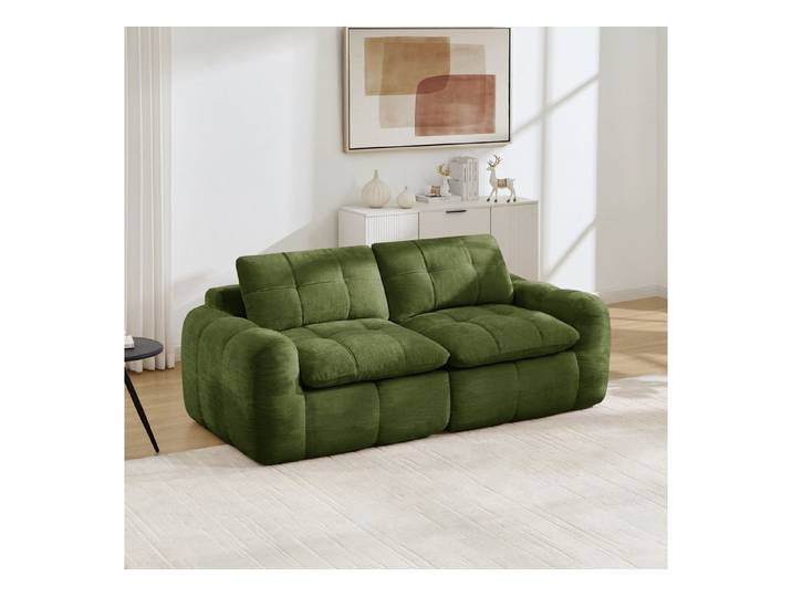 ANYSUN 2-Sitzer modular kombinierbar Polstersofa Chaiselongue Mehrfarbig, Ecksofa, 32D hochdichter Schaumstoff, Chenille Schlafsofa, tiefe Sitzfläche,minimalistisch,für Wohnung, Wohnzimmer & Schlafzimmer