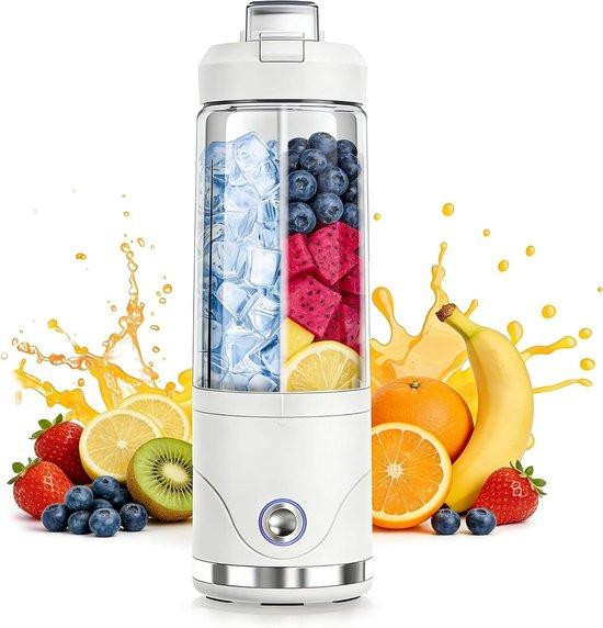 LIROPAU Draagbare Blender Smoothie Maker Wit - 650ml
