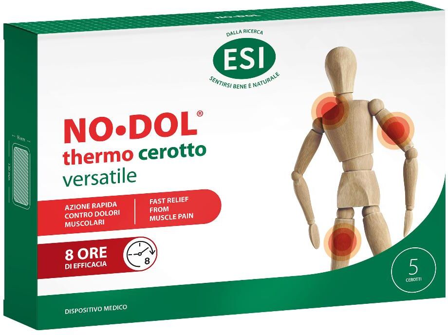 ESI Srl ESI No Dol Thermo Cerotto Versatile, 5 Cerotti
