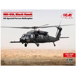 ICM MH-60L Black Hawk, US Special Forces Helicopter (100% new molds)