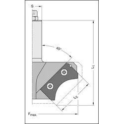 JSO RAPIDO-Rohling 125/130x50mm, S=25x55mm m.E. - 22538-0-12506-R