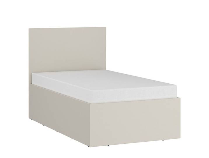Lomadox Bett FIER-129, Kaschmir, Liegefläche 90x200 cm, minimalistisch