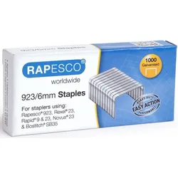 RAPESCO Heftklammern 923/6mm VE=10x1000 Stück