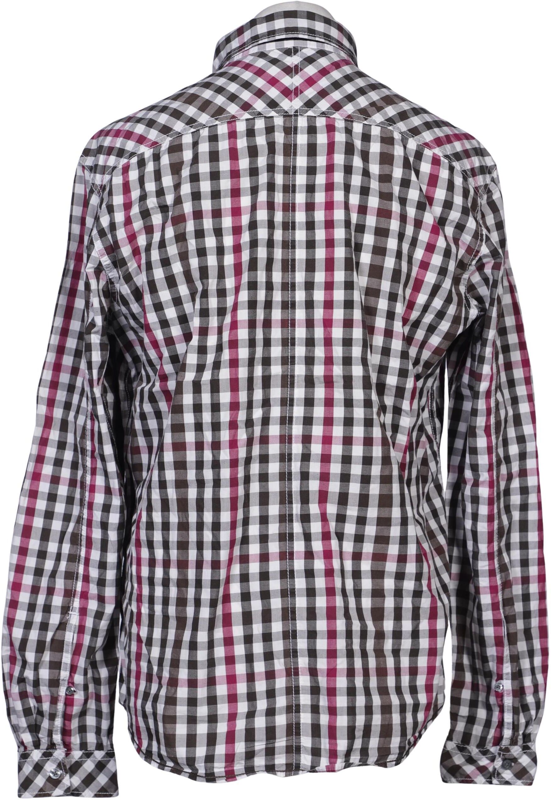 Esprit Herren Hemd, Mehrfarbig, Gr. XL, Baumwolle - Second Hand