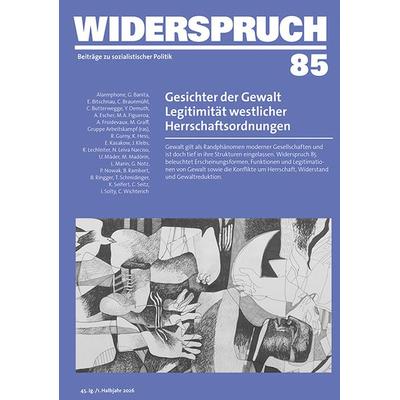 Widerspruch 85, Geheftet von , Edition 8, 978-3-85990-607-5