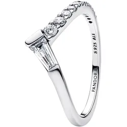 Pandora 195085C01 Damenring Tiara Baguette Pavé Silber, 54/17,2
