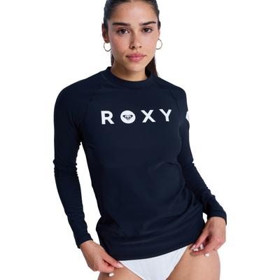 Badeanzug ROXY "Essentials Heater", Damen, Gr. L, schwarz (anthrazit), Polyamid, Badeanzüge Badeanzug