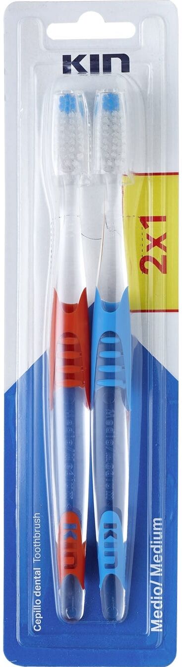Kin Cepillo Dental Medio 2x1