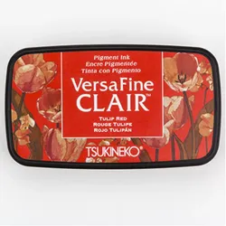 Tsukineko VersaFine clair vivid inkpad Tulip red