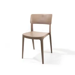 Feros Wing Chair Sand Beige, Stapelstuhl Kunststoff, 50919