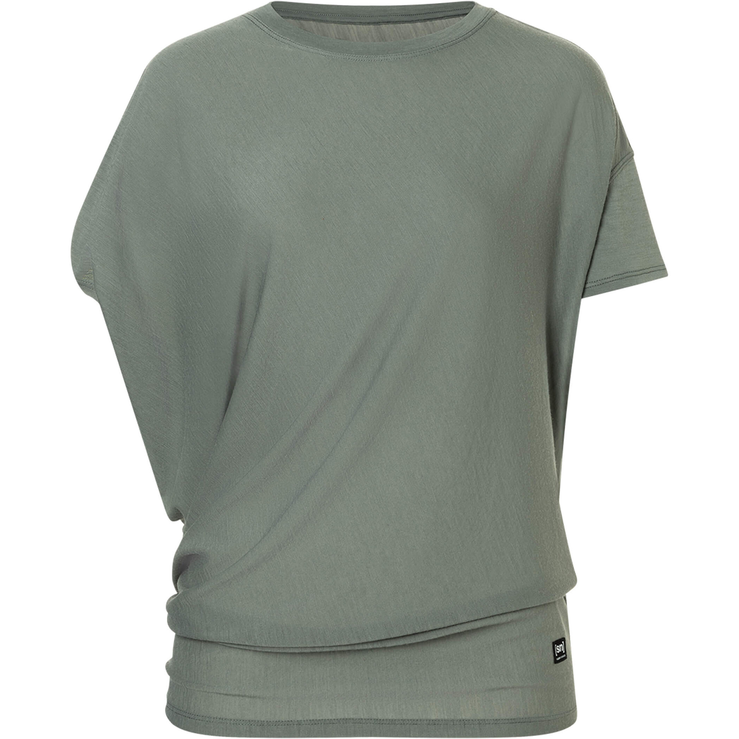 Super.Natural Yoga Loose Damen T-Shirts oliv Größe M Lifestyle | Yoga Hautfreundlich Merinowolle