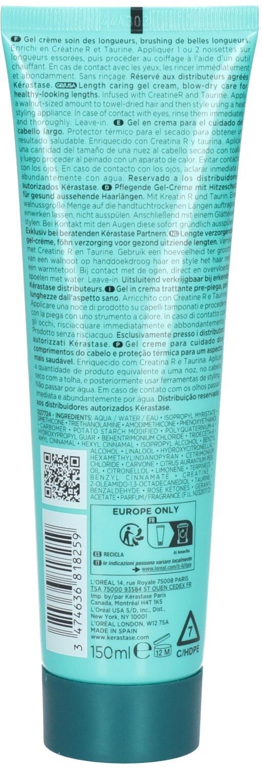 Kérastase Kerastase Resistance Thermique Extentioniste Leave In 150ml 150 ml Gel