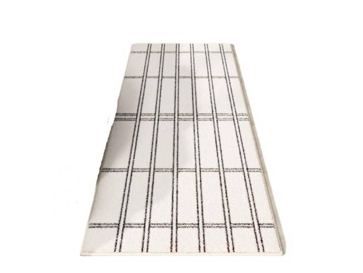 YXINAER gestreifter Teppich Gestreifte Teppich-Raumdekoration Schlafzimmer Nachttisch Teppich Wohnzimmer Sofa Kissen Winter Dekoration(Color 4,80x160cm 31x63inch)