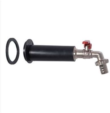 Airfit Tank-Adapter-Auslauf-Set 50500TS Dichtungsscheibe, Kugelhahn und Tankadapter