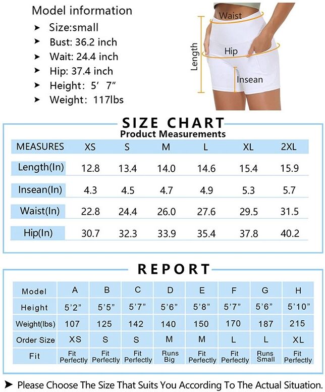 INF Kompressionsshorts - Perfekt für Yoga & Fitness Weiß S M Weiß