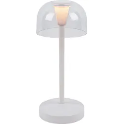 MLI 27700204 - Akku-Tischleuchte Poppy, 2500 K, dimmbar, IP54, weiß