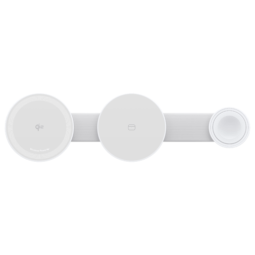 Anker MagGo 3-In-1 Klappbar Kabelloses Schnellladegerät Weiß