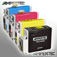 Ampertec 4 kompatible Tinten ersetzt Epson C13T346640 34 Multipack KCMY