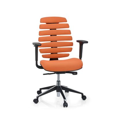 Bürostuhl / Drehstuhl ERGO LINE II Stoff orange hjh OFFICE
