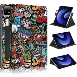 Cover-Discount Xiaomi Pad 6 - Schutzhülle Comics (Xiaomi Pad 6, Xiaomi Pad 6 Pro), Tablet Hülle, Mehrfarbig