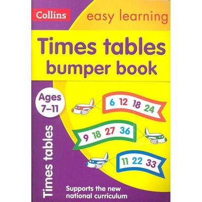 Times Tables Bumper Book Ages 7-11, Taschenbuch von Collins Easy Learning, Collins ELT, 978-0-00-815149-2