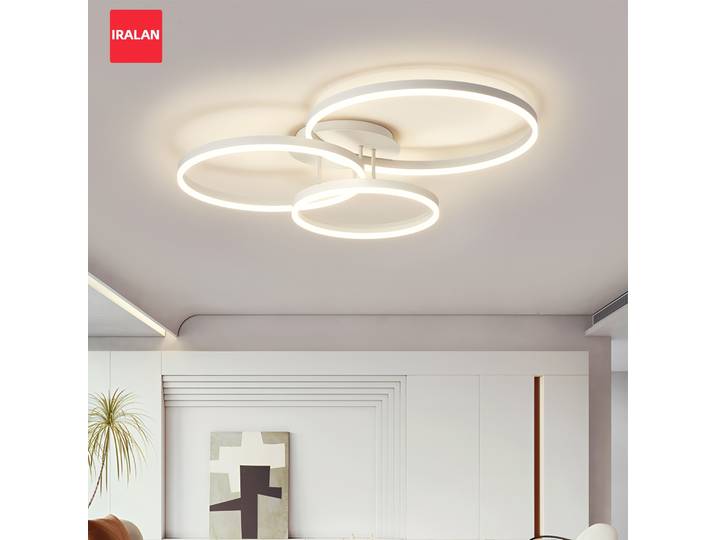 Lustres de plafond intelligents pour chambre salon décoration moderne Intelligent télécommande lustre plafonniers