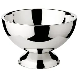 EDZARD Champagnerkühler Sektkühler Cadiz, Edelstahl hochglanzpoliert, doppelwandig, Durchmesser 32 cm