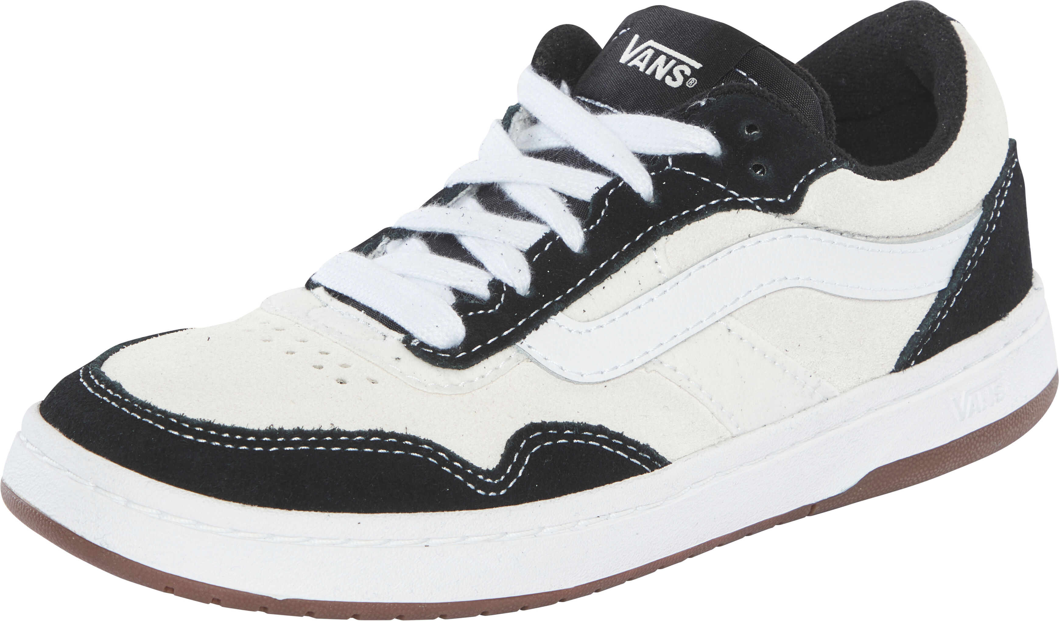 Sneaker VANS "Cruze 3.0", Herren, Gr. 41, schwarz-weiss (marshmallow), Leder, Schuhe Sneaker, unisex marshmallow 41