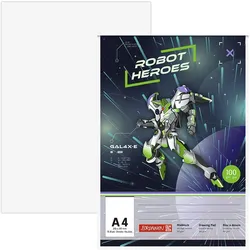 BRUNNEN Malblock ROBOT HEROES DIN A4