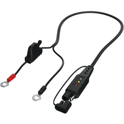 Oxford 12V-Stromkabel für Akkuladegerät, Batterie Zubehör, Rot, Schwarz