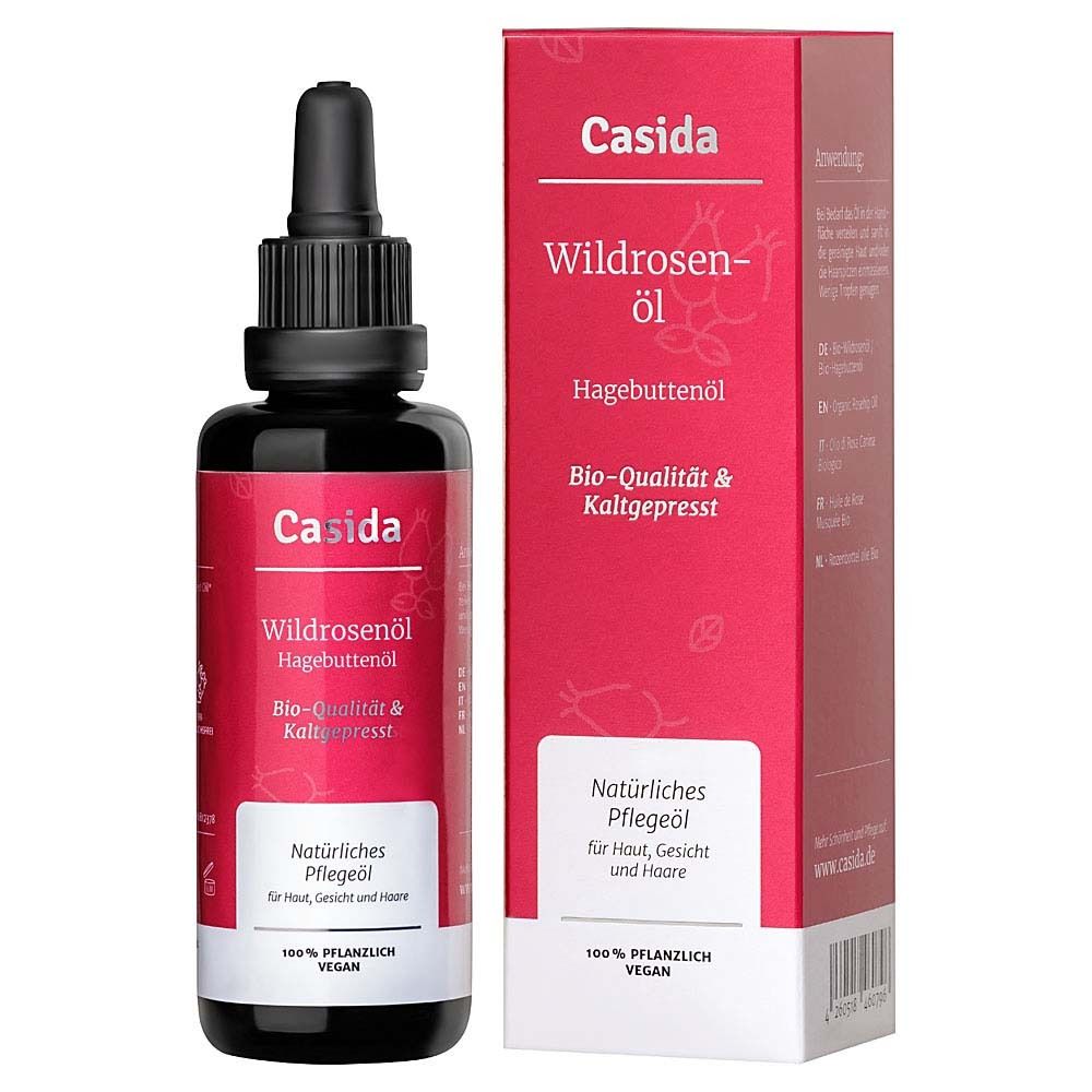 Hagebutten ÖL Wildrosenöl Bio kaltgepresst 50 ml Öl