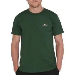Fruit of the Loom Valueweight T mit Vintage-Logo, flaschengrün, L