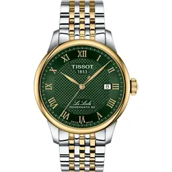 Tissot T-Classic TISSOT LE LOCLE Powermatic 80 T006.407.22.093.00 - grün,bicolor - 39.3mm