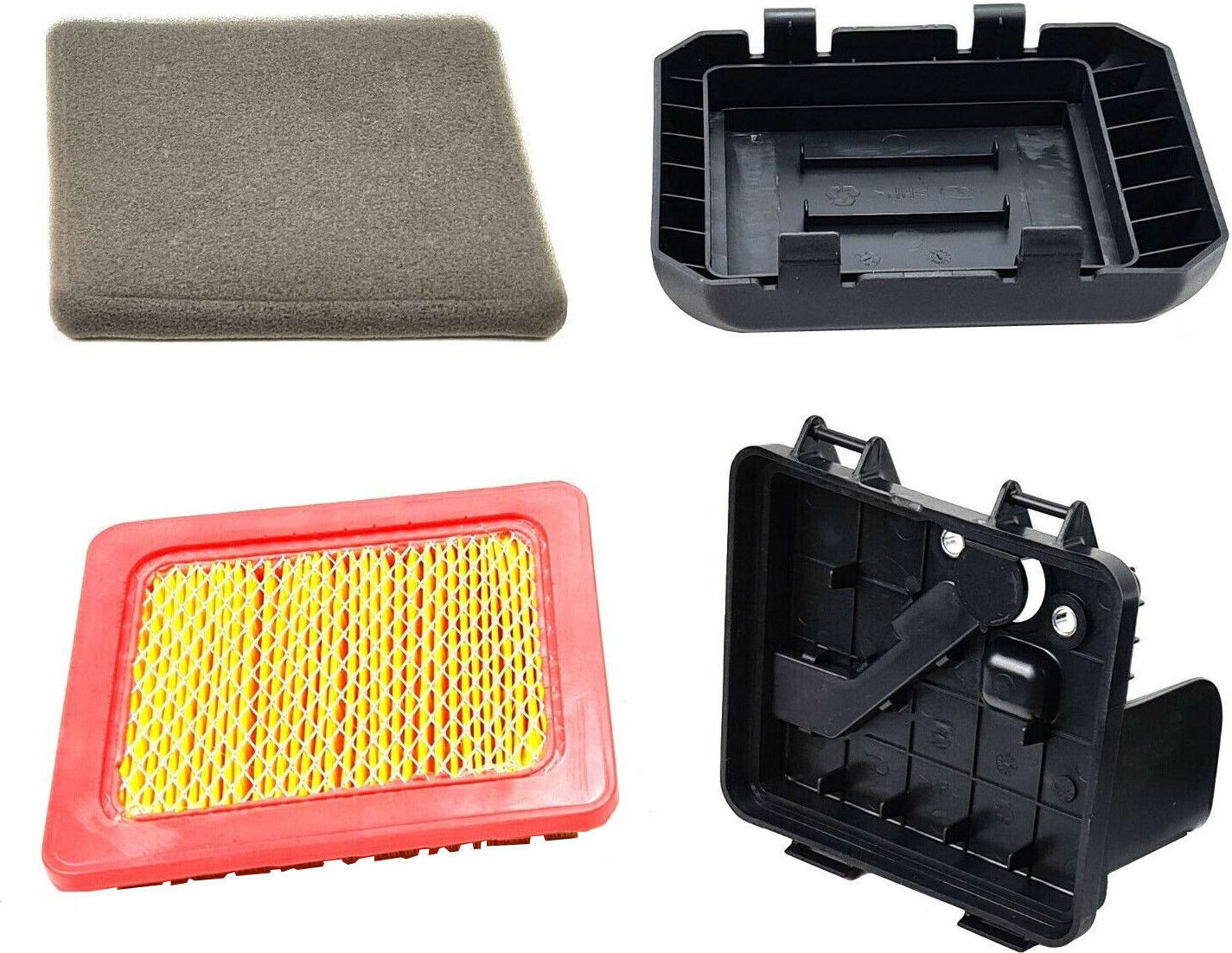 Luchtfilterbehuizing en luchtfilter voor Loncin LC1P61FC, LC1P65FC, LC1P70FC, LC1P61FA door perfektGarten