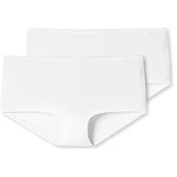 2 Schiesser Shorts - Damen - Gr. 42 - weiß