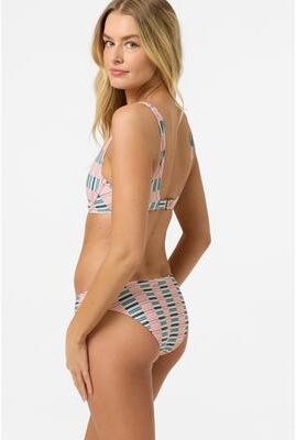 O'Neill s Performance Surf Blue Lagoon Printed Full Bikini Bottoms, Size Small, Elastane/Polyamide