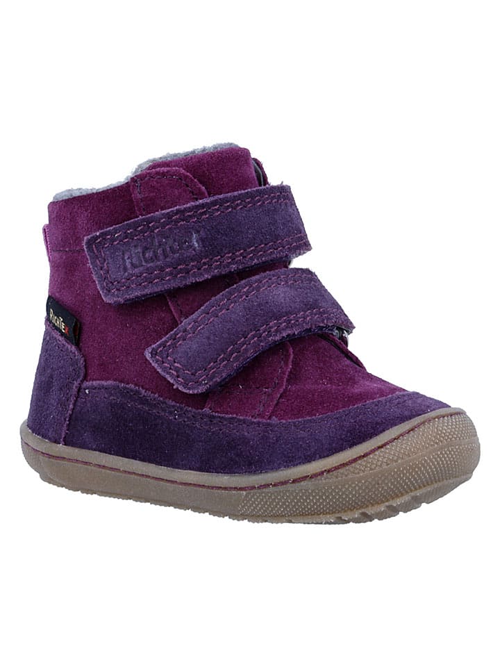 Richter Shoes Leder-Barfußschuhe "Maxi" in Lila - 23